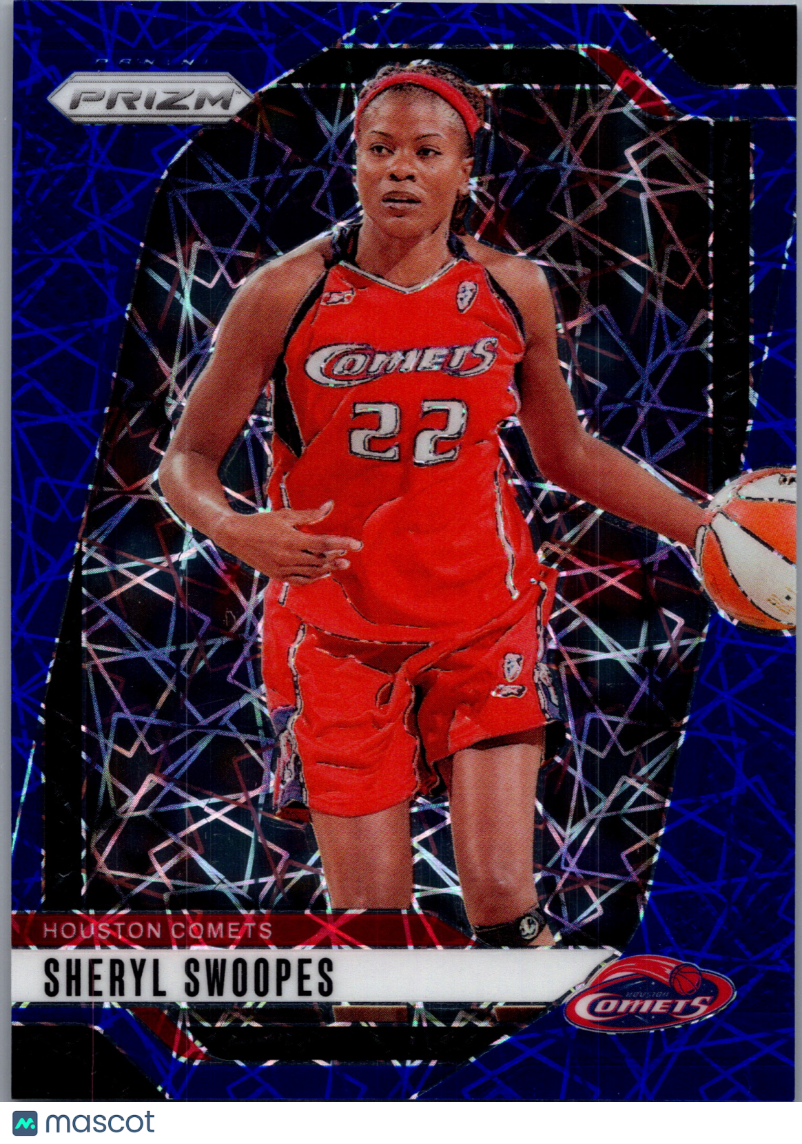 2024 Panini Prizm WNBA Sheryl Swoopes #74 Blue Cracked Ice