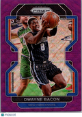 2021 Panini Prizm Dwayne Bacon #197 Purple Pulsar