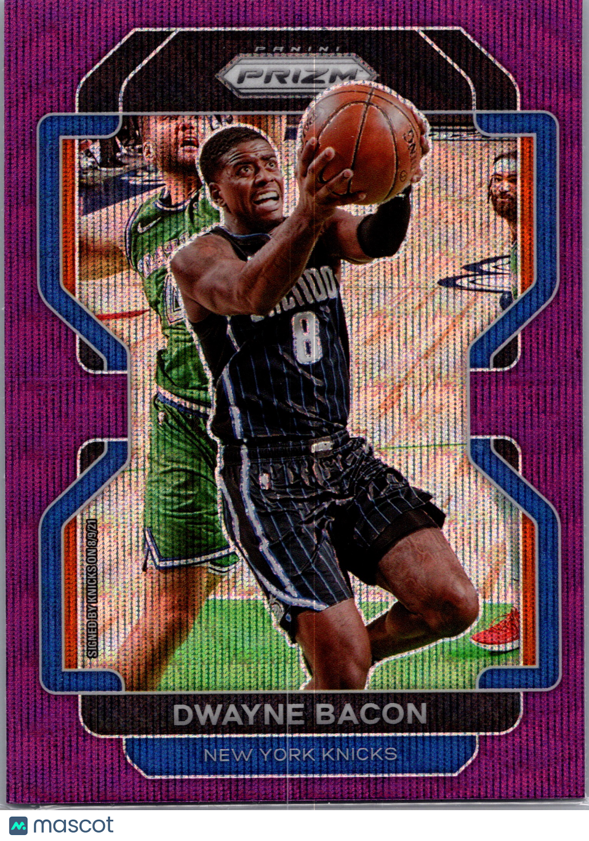2021 Panini Prizm Dwayne Bacon #197 Purple Pulsar