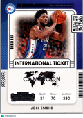 2022 Panini Contenders Joel Embiid #24