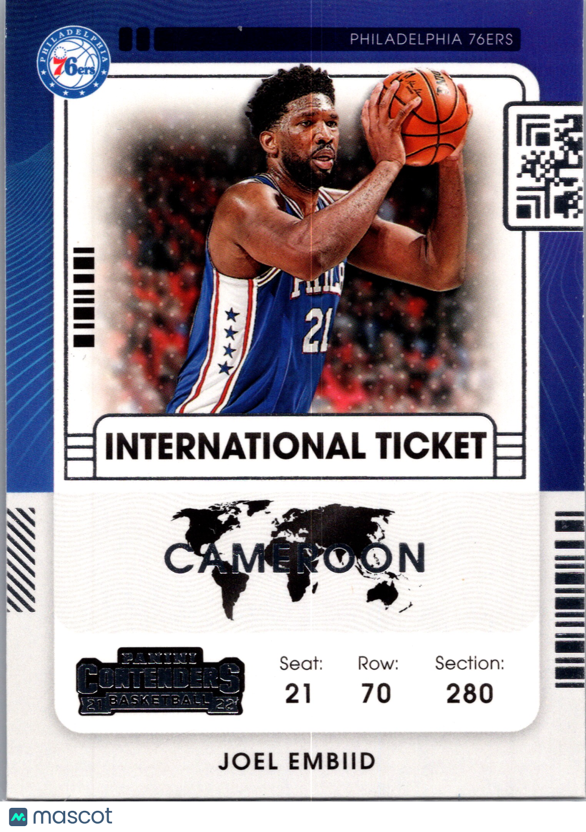 2022 Panini Contenders Joel Embiid #24