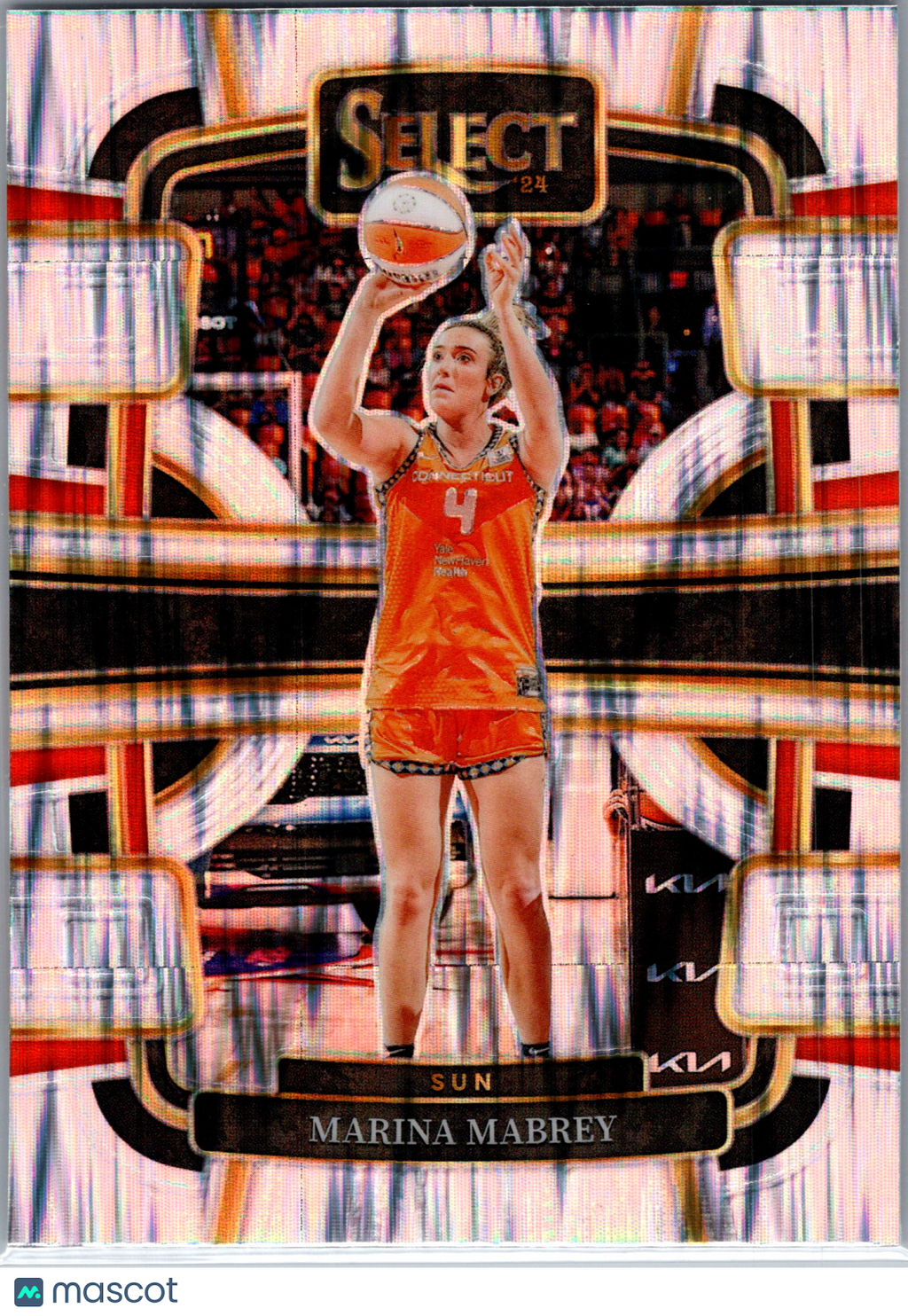 2024 Panini Select WNBA Marina Mabrey #95 Flash Prizm