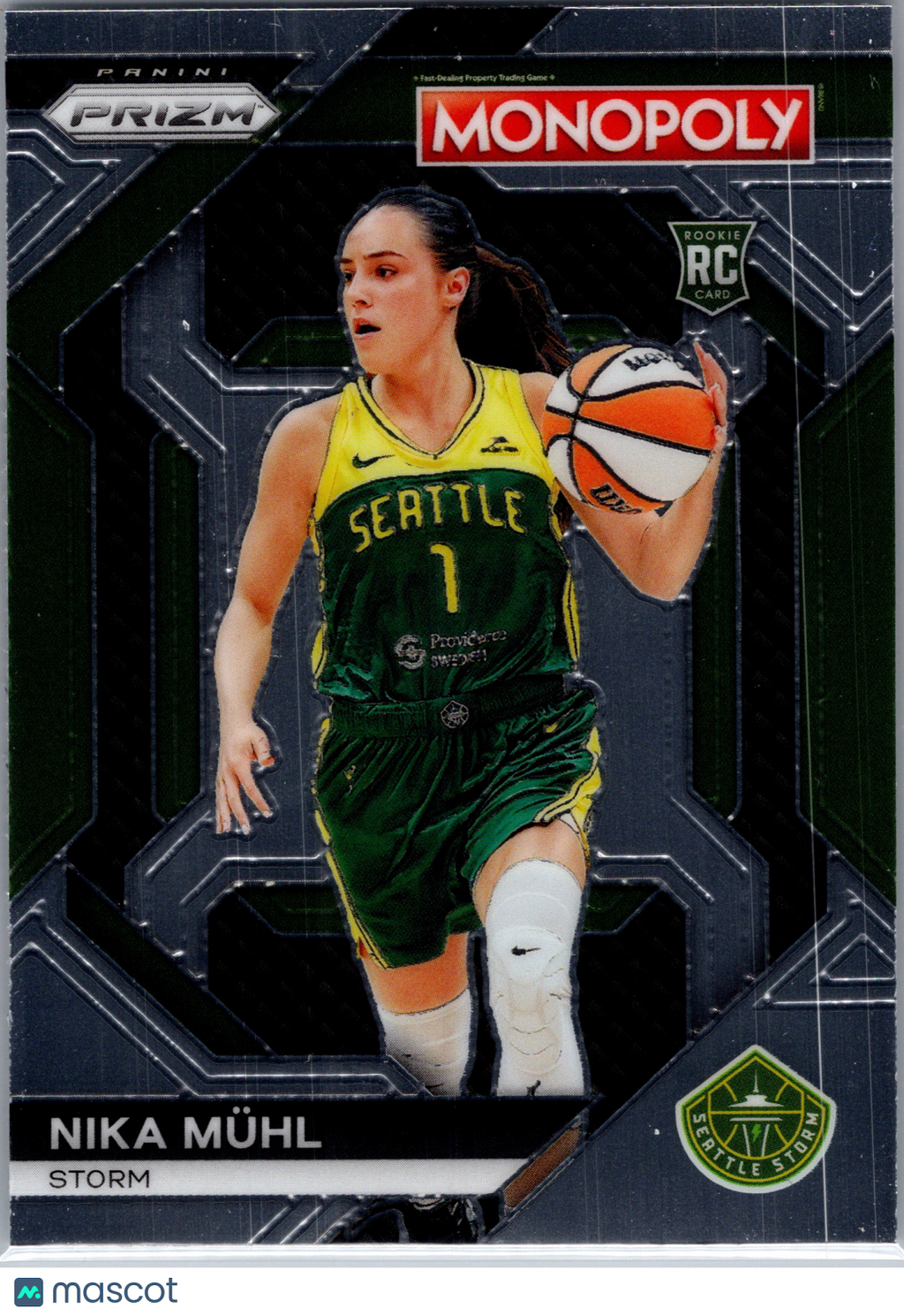 2024 Panini Monopoly Prizm Basketball Nika Mühl #WNBA26 RC