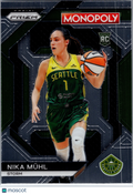 2024 Panini Monopoly Prizm Basketball Nika Mühl #WNBA26 RC