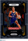 2024 Panini WNBA Monopoly Prizm Basketball Kia Nurse #16