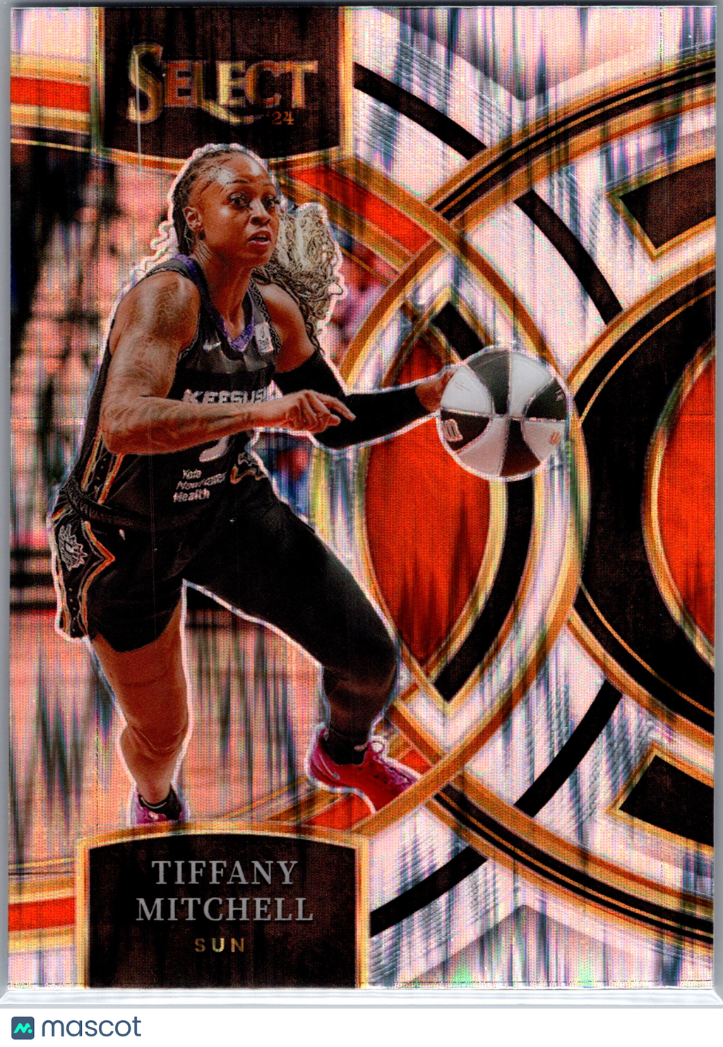 2024 Panini Select WNBA Tiffany Mitchell #189 Flash Prizm