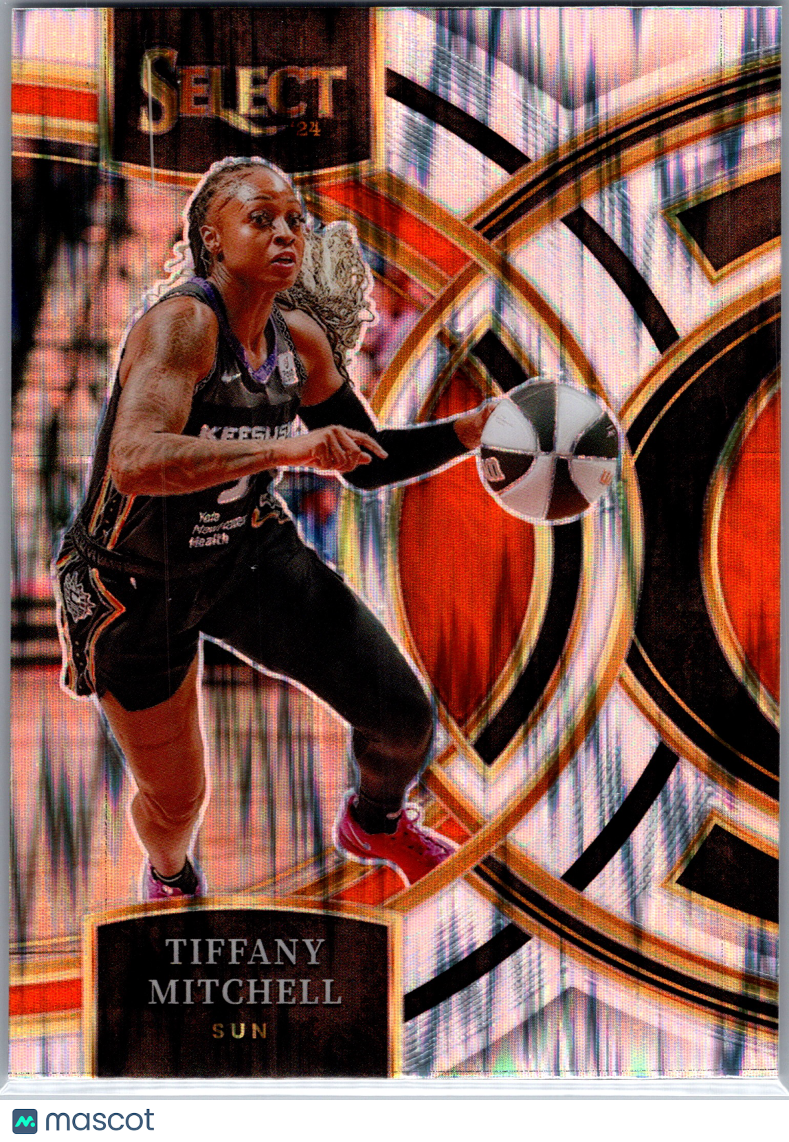 2024 Panini Select WNBA Tiffany Mitchell #189 Flash Prizm