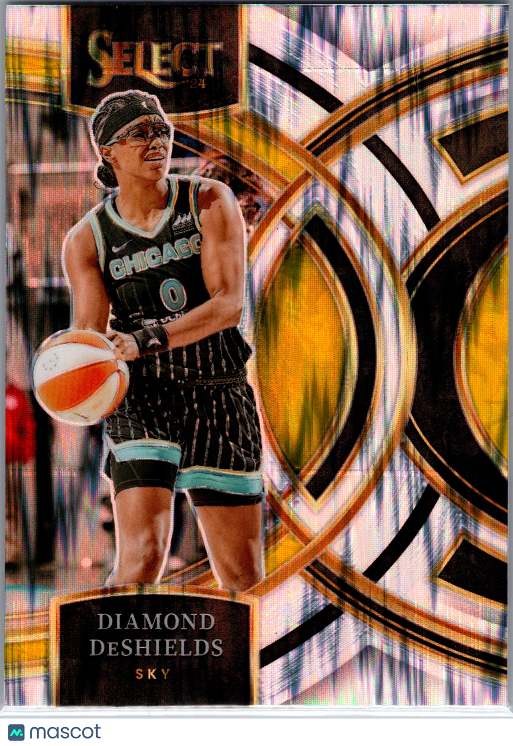 2024 Panini Select WNBA Diamond DeShields #112 Flash Prizm