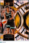 2024 Panini Select WNBA Diamond DeShields #112 Flash Prizm