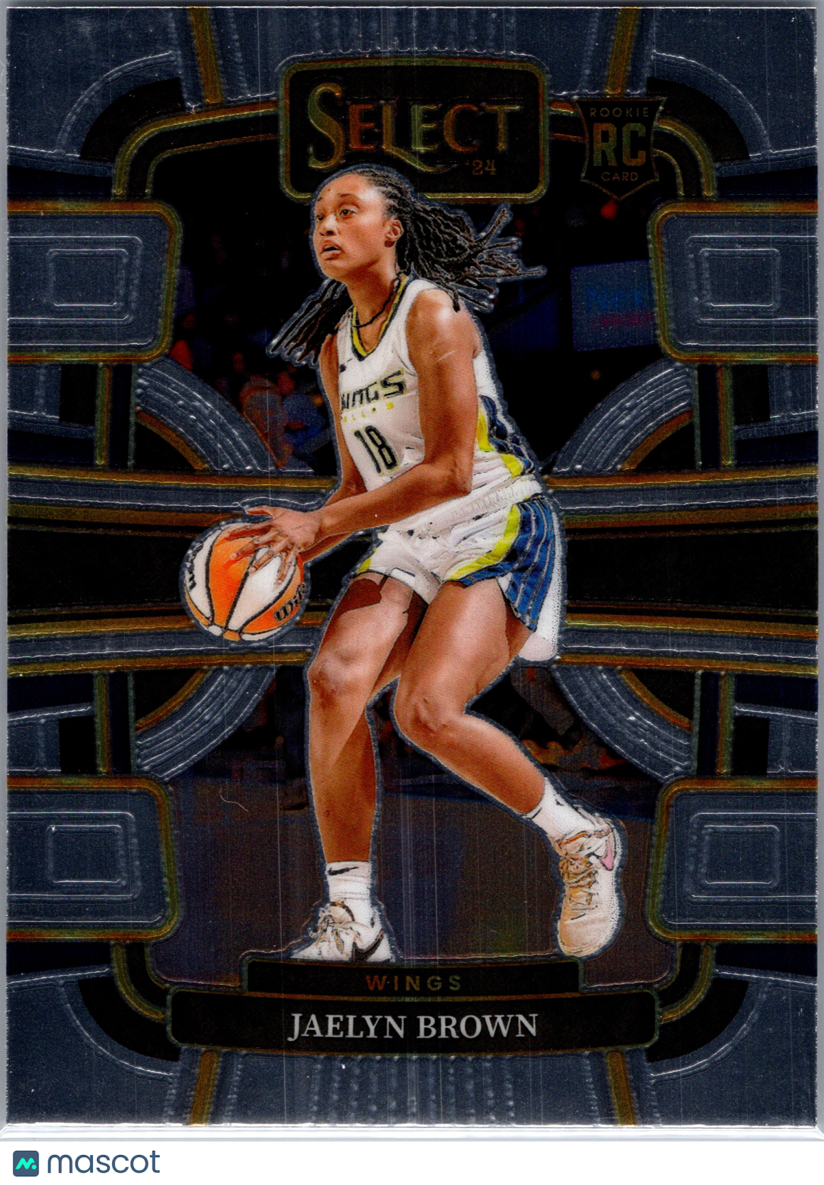2024 Panini Select WNBA Jaelyn Brown #4 Concourse RC