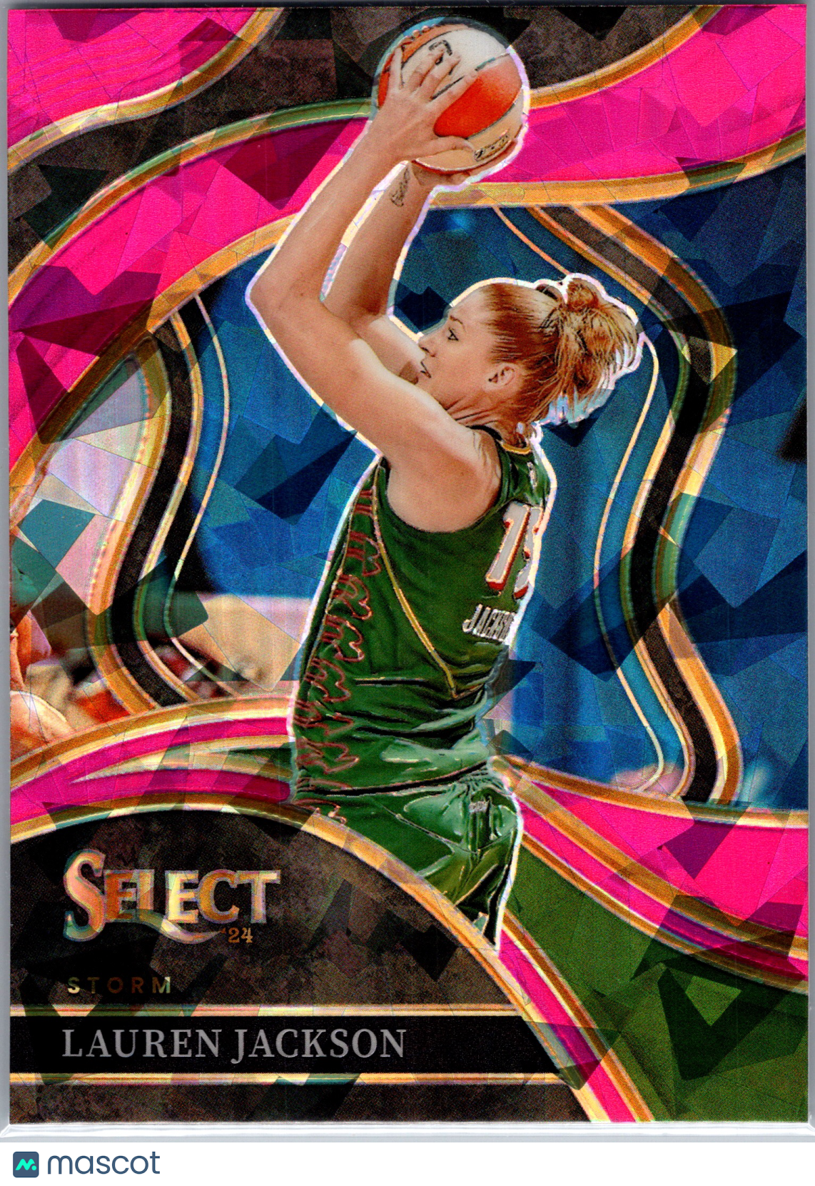 2024 Panini Select WNBA Lauren Jackson #236 Pink Cracked Ice