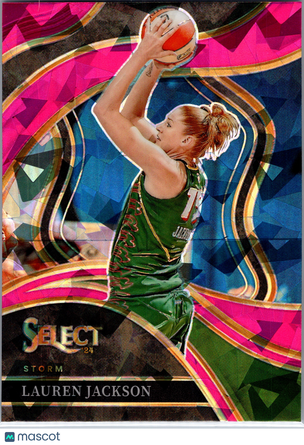 2024 Panini Select WNBA Lauren Jackson #236 Pink Cracked Ice