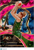 2024 Panini Select WNBA Lauren Jackson #236 Pink Cracked Ice
