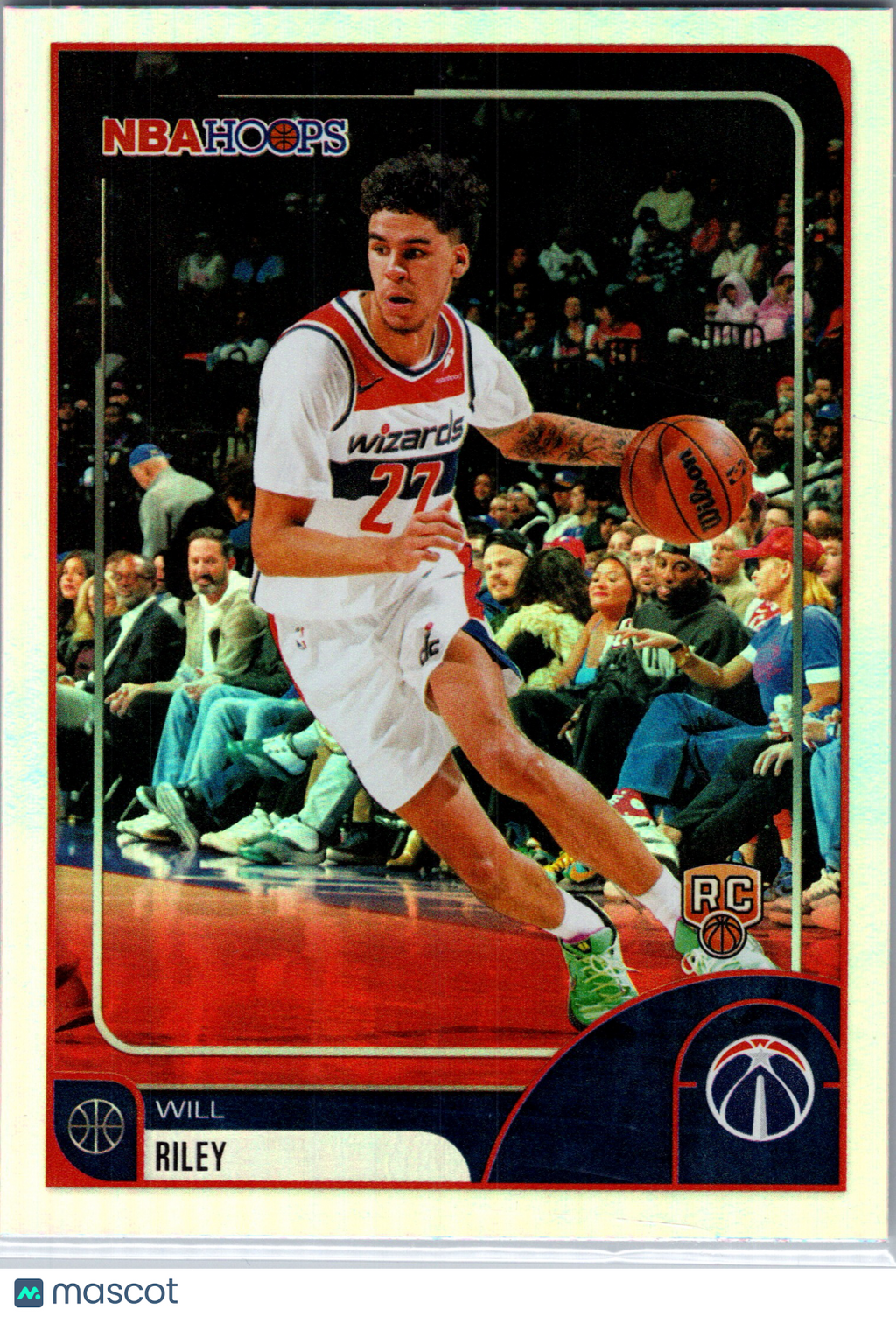 2026 Topps NBA Hoops Will Riley #74 Foil RC