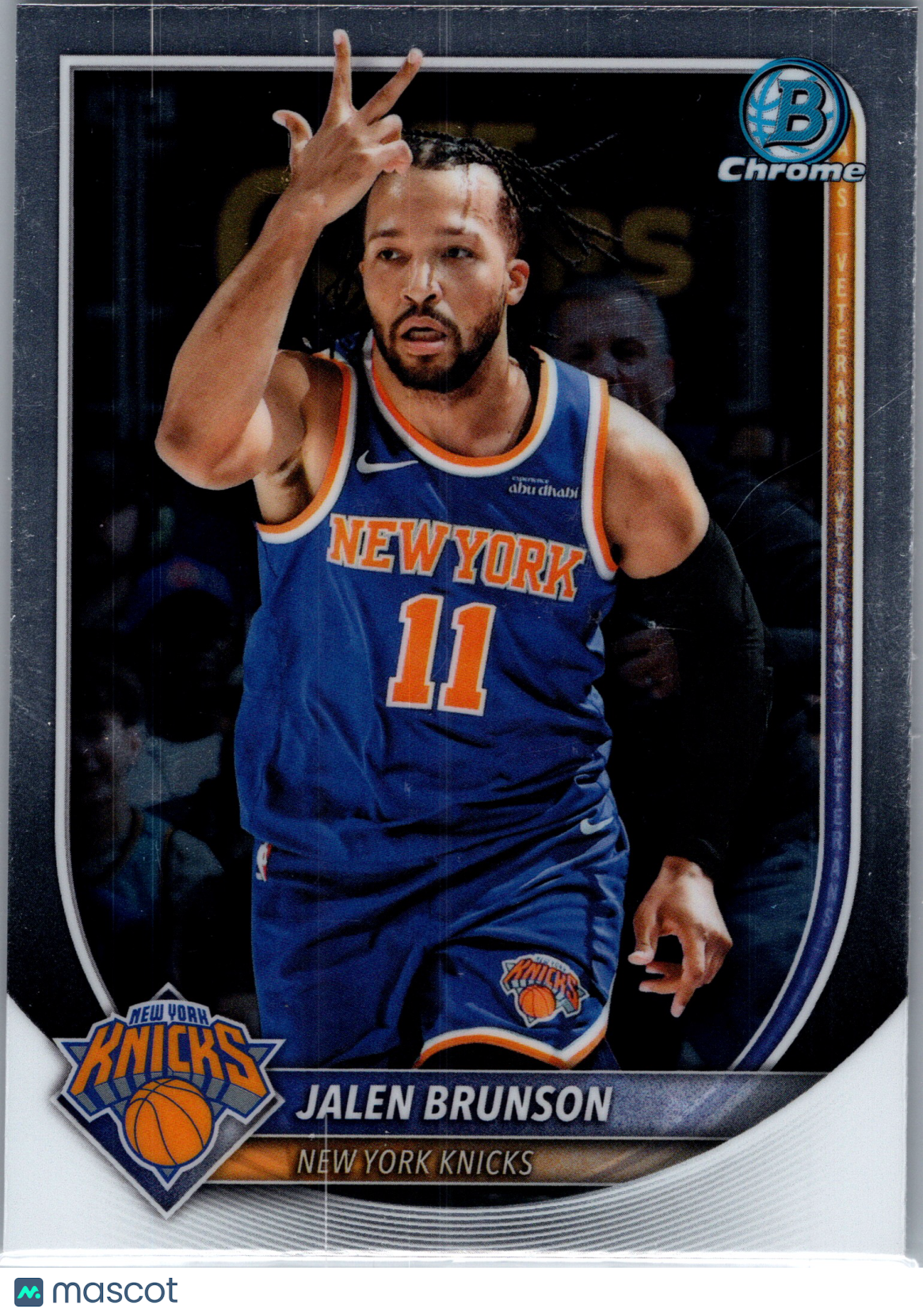 2025 Bowman Chrome Jalen Brunson #BCV-62