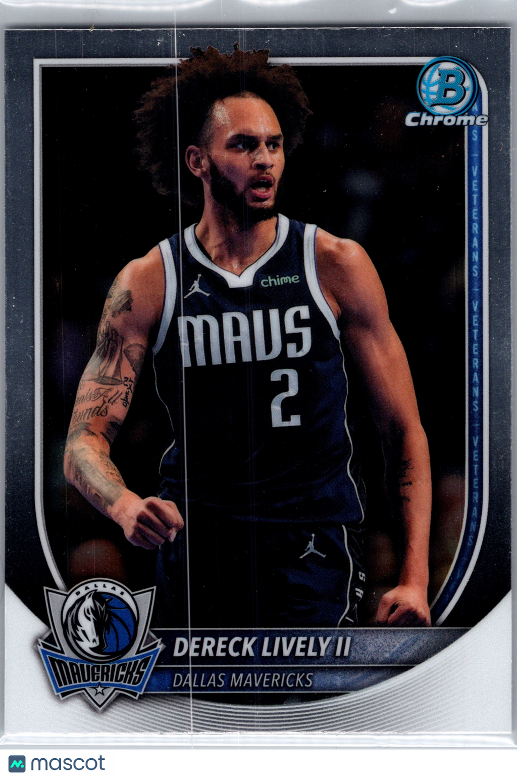 2025 Bowman Chrome Dereck Lively II #BCV-198 /9.