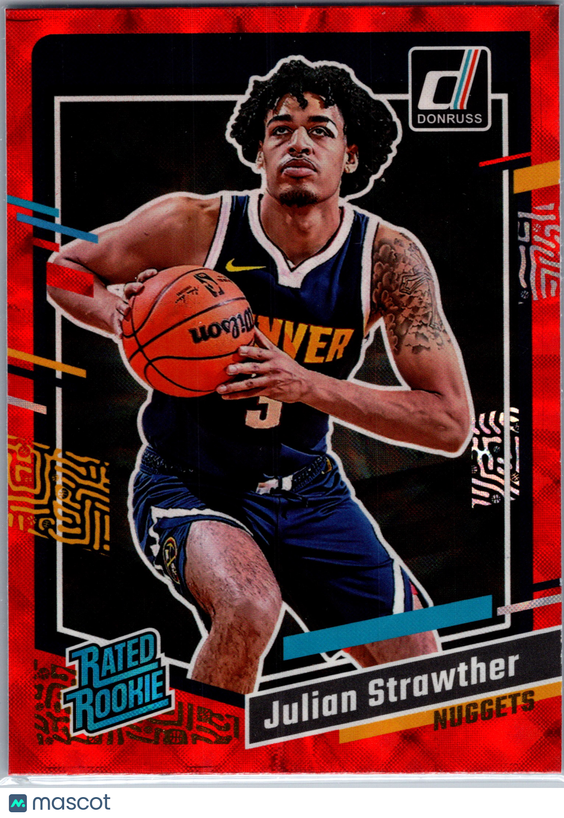 2023 Donruss Julian Strawther #242 Red Laser