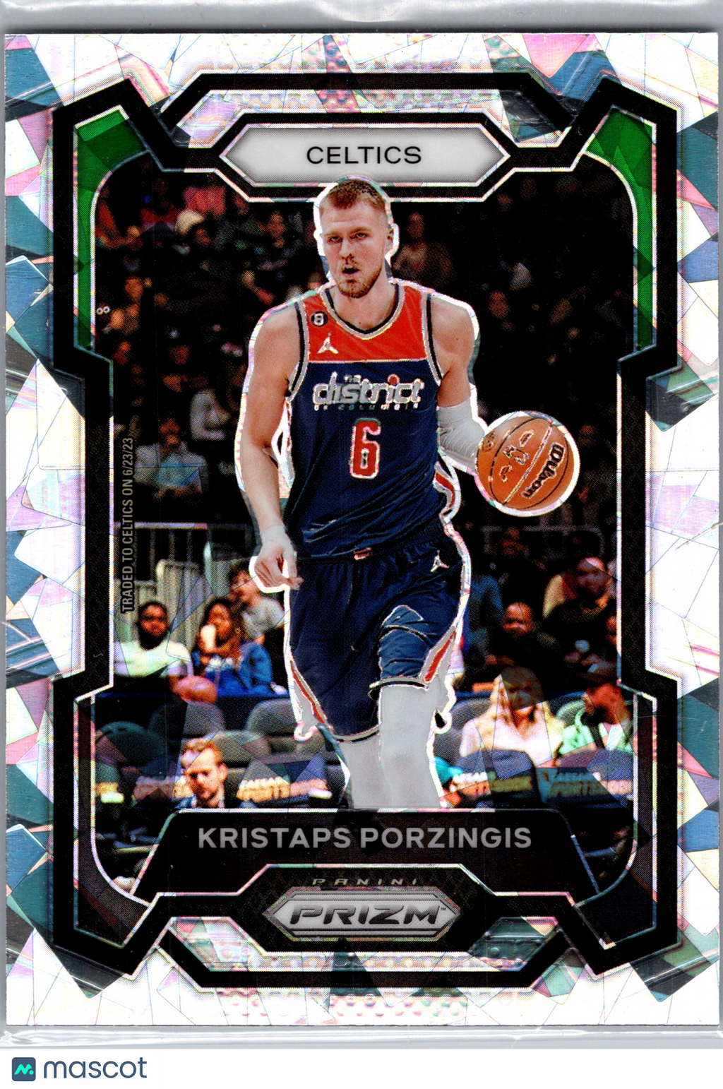 2023 Panini Prizm Kristaps Porzingis #8 Cracked Ice