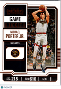 2024 Panini Contenders Basketball Michael Porter Jr. #28 Game Ticket
