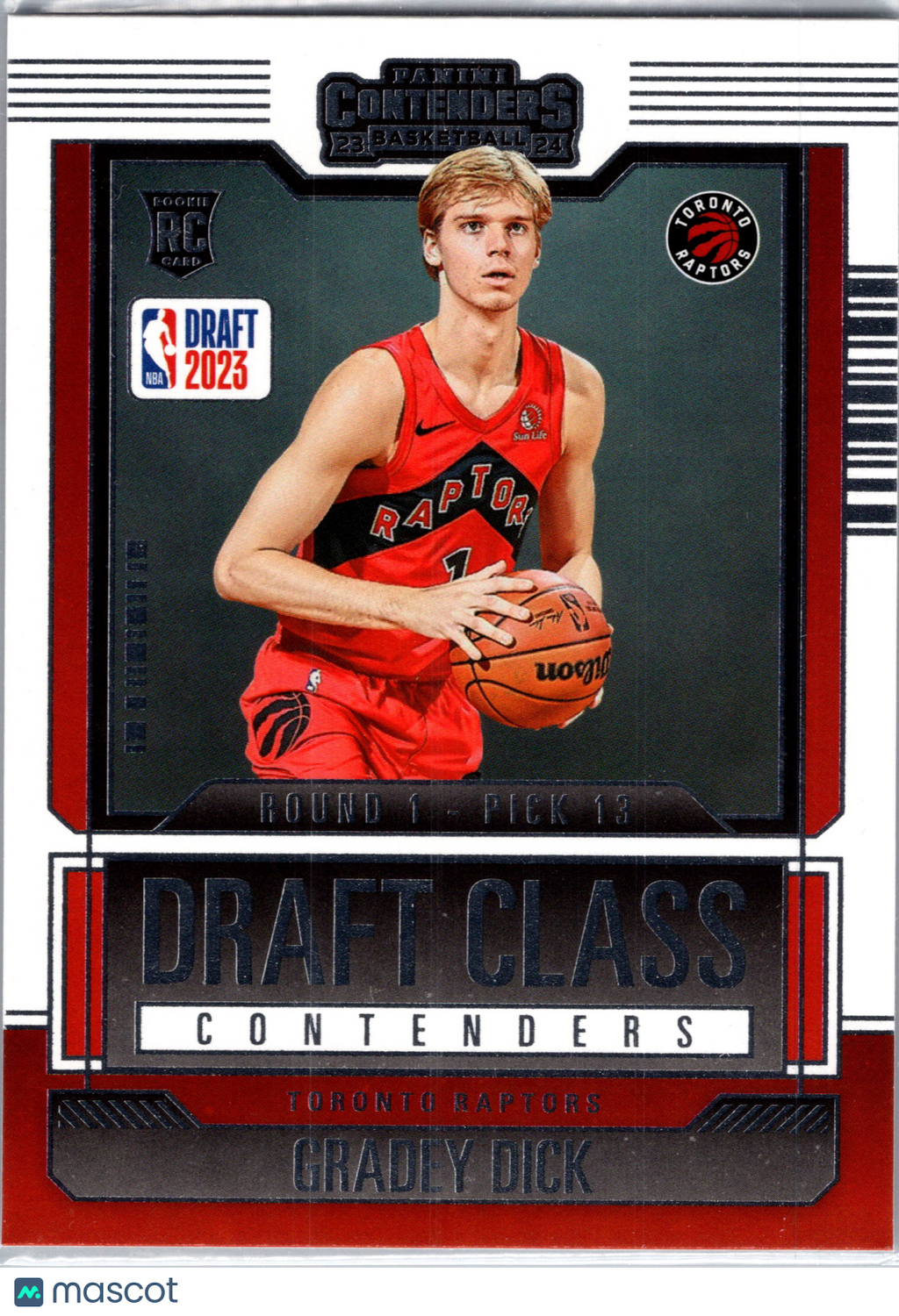 2024 Panini Contenders Draft Class Gradey Dick #7 RC
