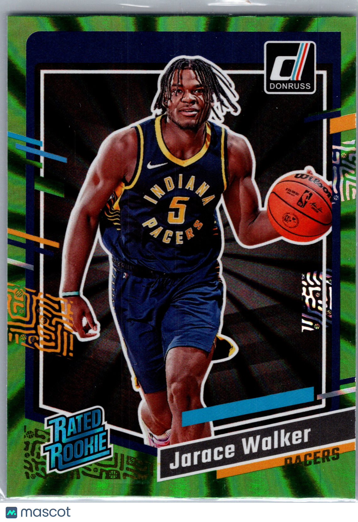 2023 Donruss Jarace Walker #207 Green Laser