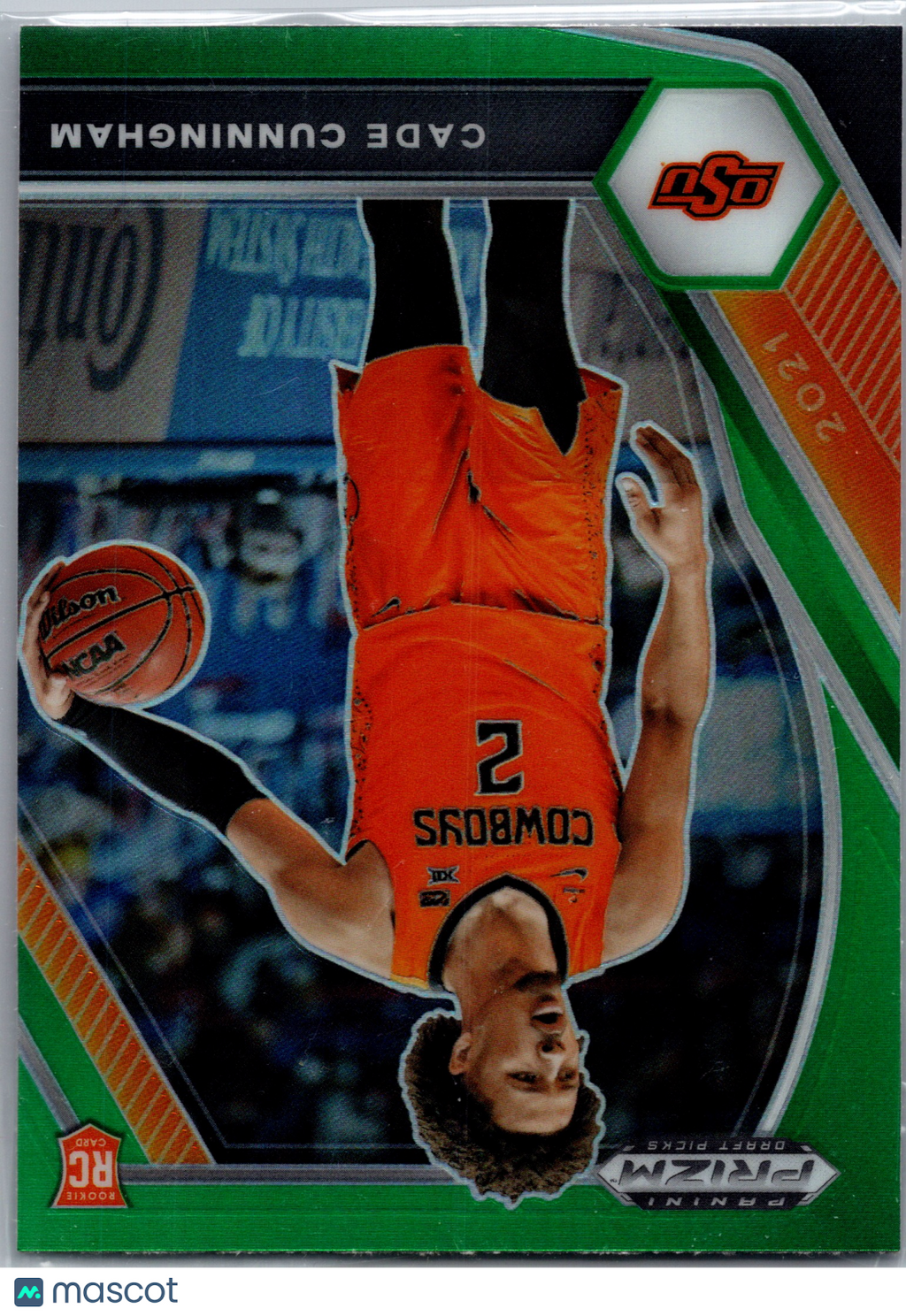 2021 Panini Prizm Draft Picks Cade Cunningham #1 Green RC