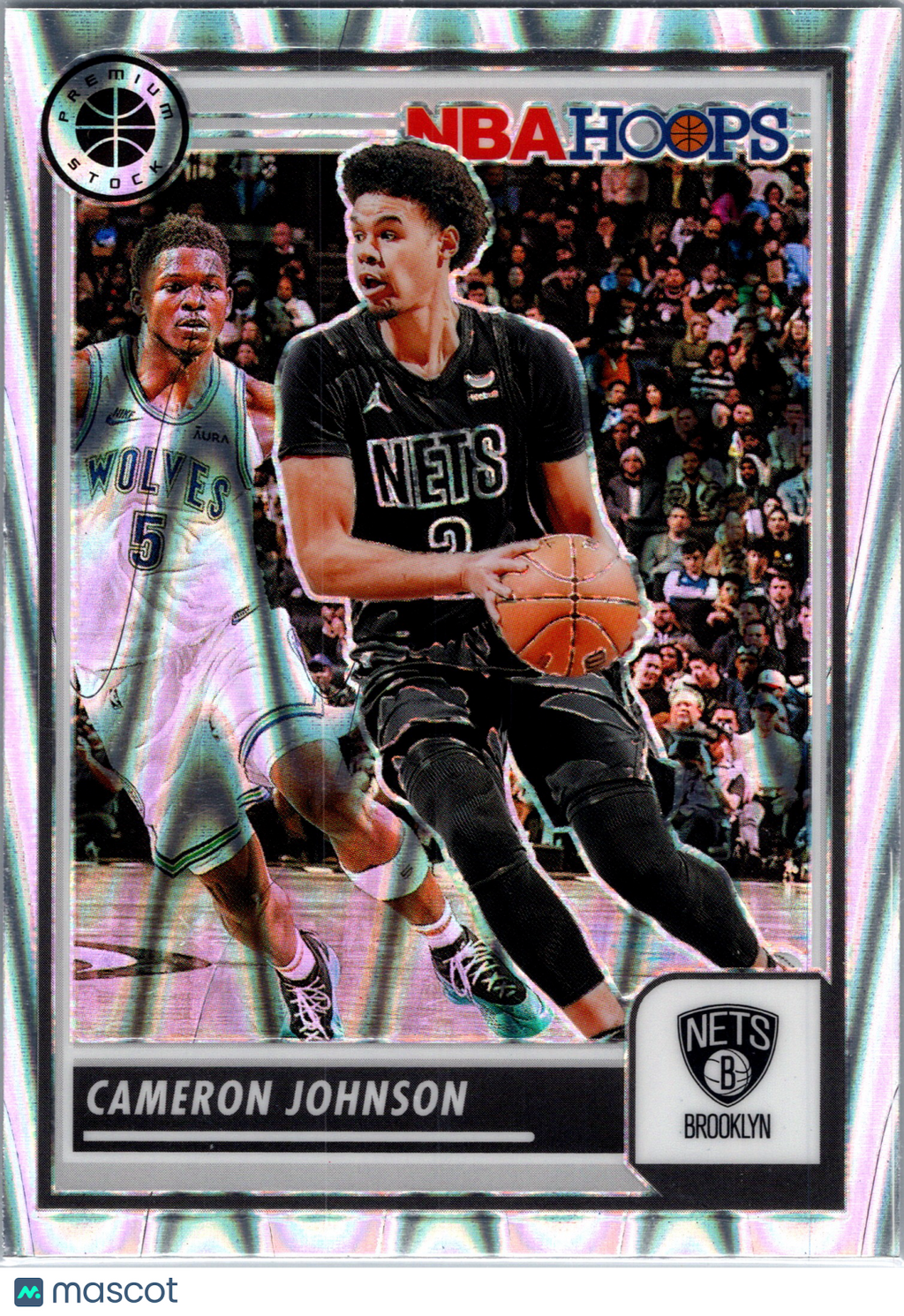2024 Panini NBA Hoops Premium Stock Cameron Johnson #93 Silver