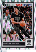 2024 Panini NBA Hoops Premium Stock Cameron Johnson #93 Silver