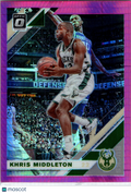 2020 Panini Donruss Optic Khris Middleton #71 Pink Velocity