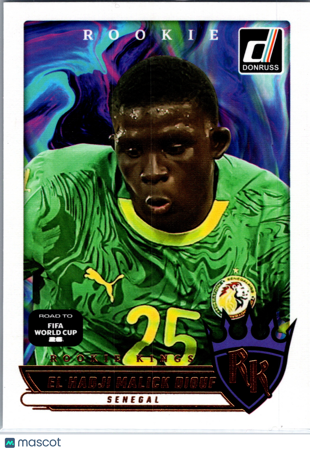 2025 Donruss Road to FIFA World Cup 26 Rookie Kings El Hadji Malick Diouf #5