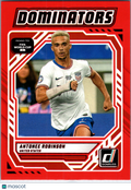 2025 Panini Donruss Road to FIFA World Cup Dominators Antonee Robinson #18 Red