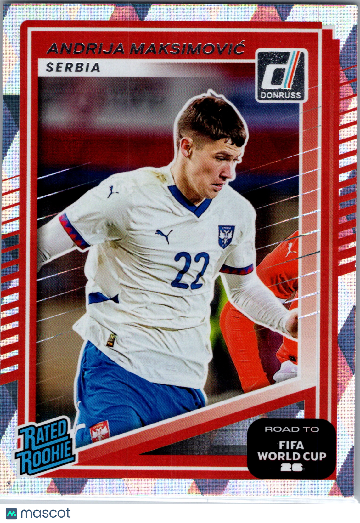 2025 Panini Donruss Road to FIFA World Cup 26 Andrija Maksimović #238 Cubic