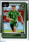 2025 Panini Donruss Optic Road to FIFA World Cup Callum Marshall #47 RC