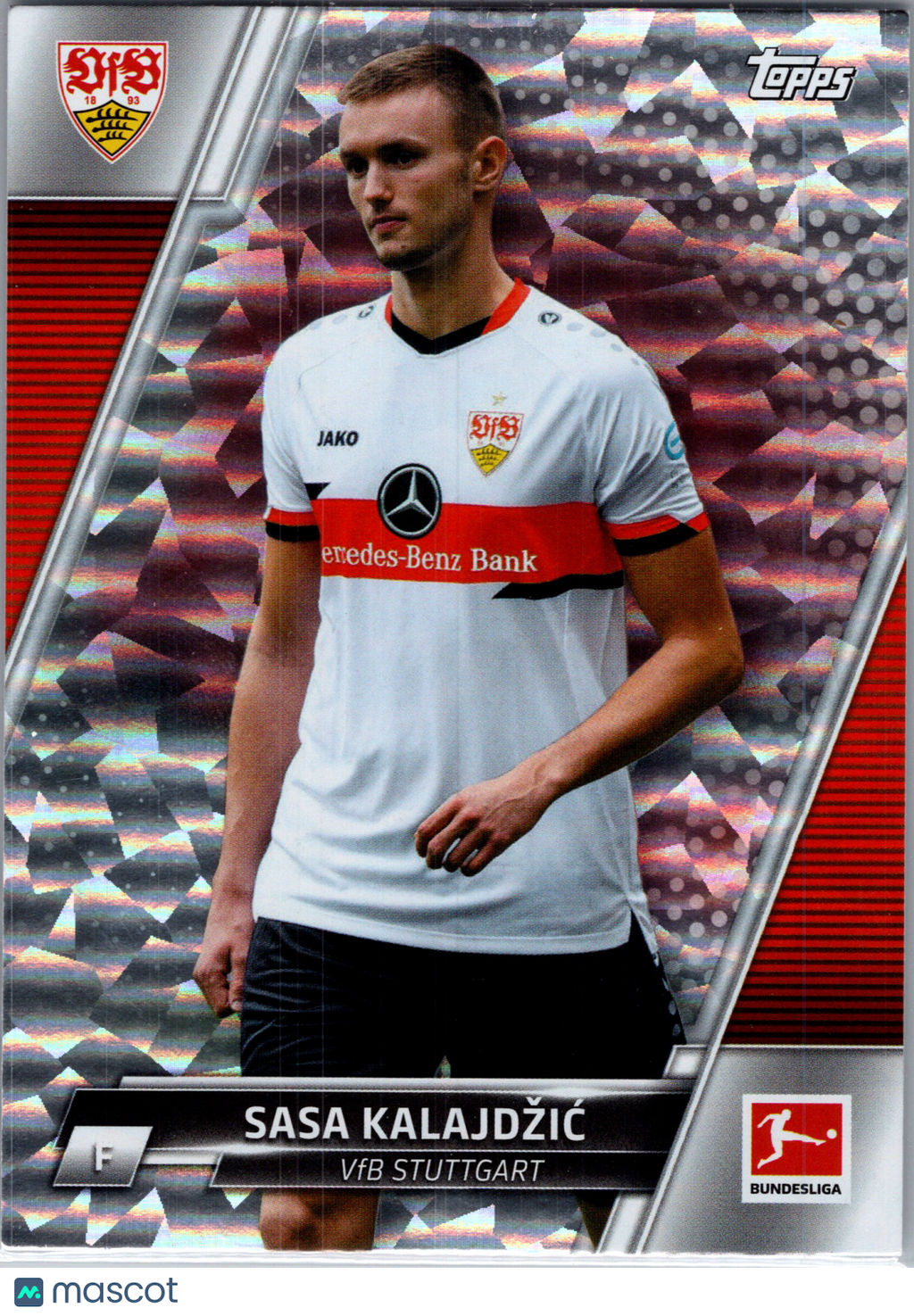 2022 Topps Bundesliga Saša Kalajdžić #162 Sparkle Foil