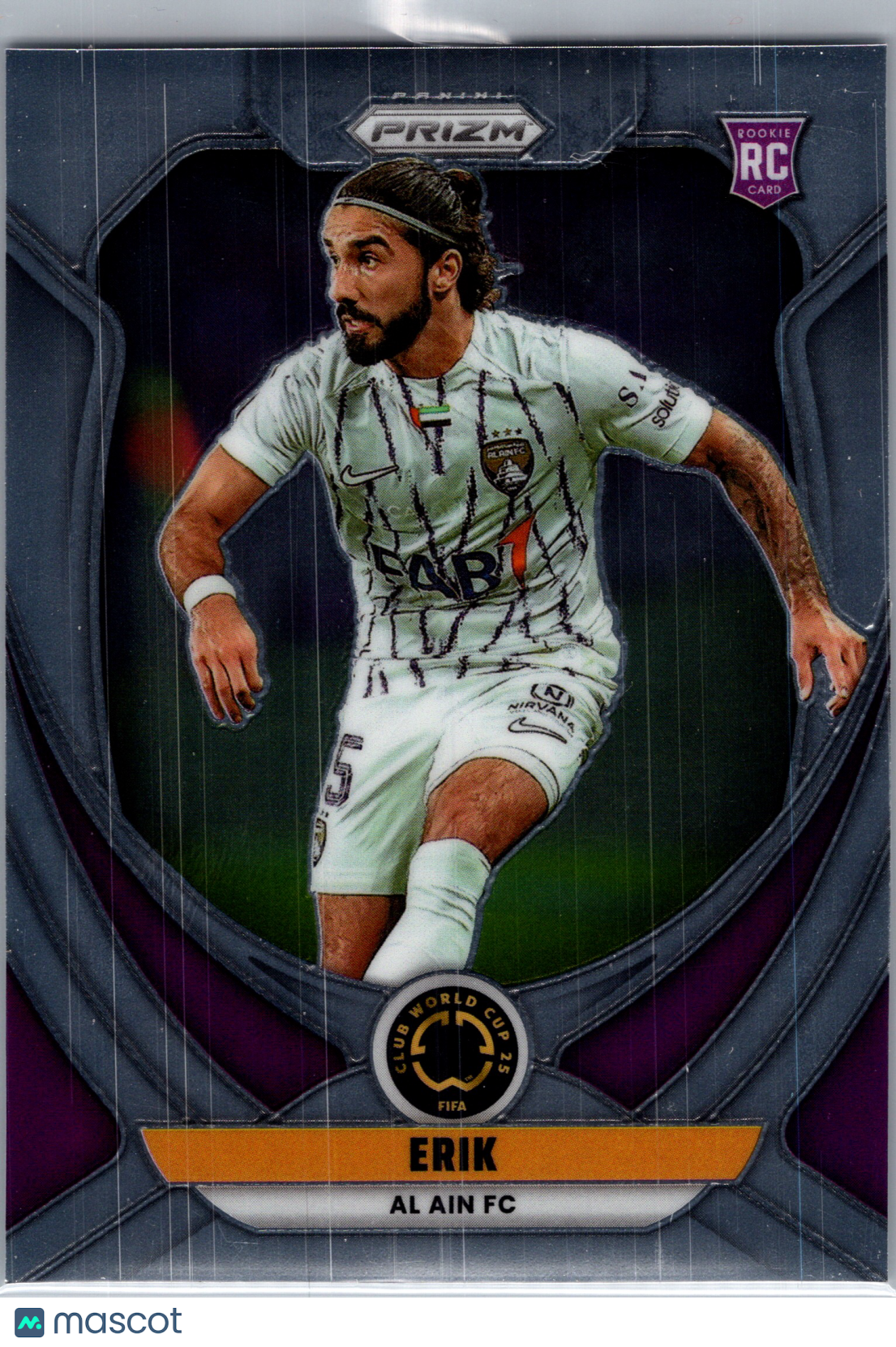 2025 Panini Prizm FIFA Club World Cup Erik #9 Purple RC