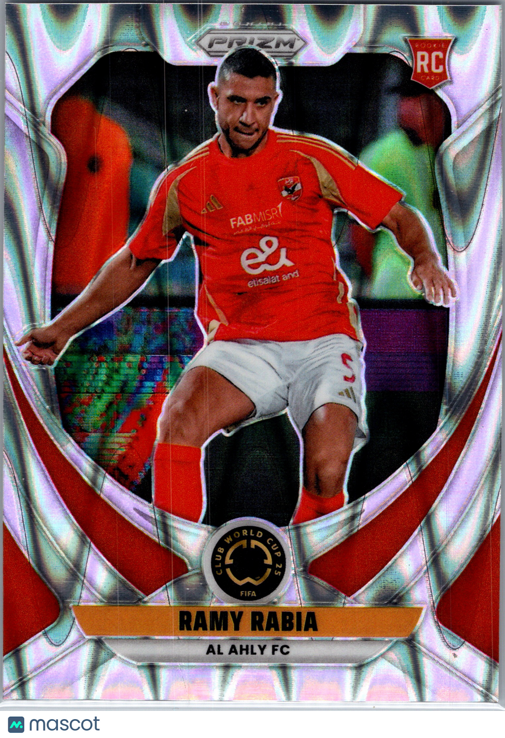 2025 Panini Prizm FIFA Club World Cup Ramy Rabia #4 Seismic RC