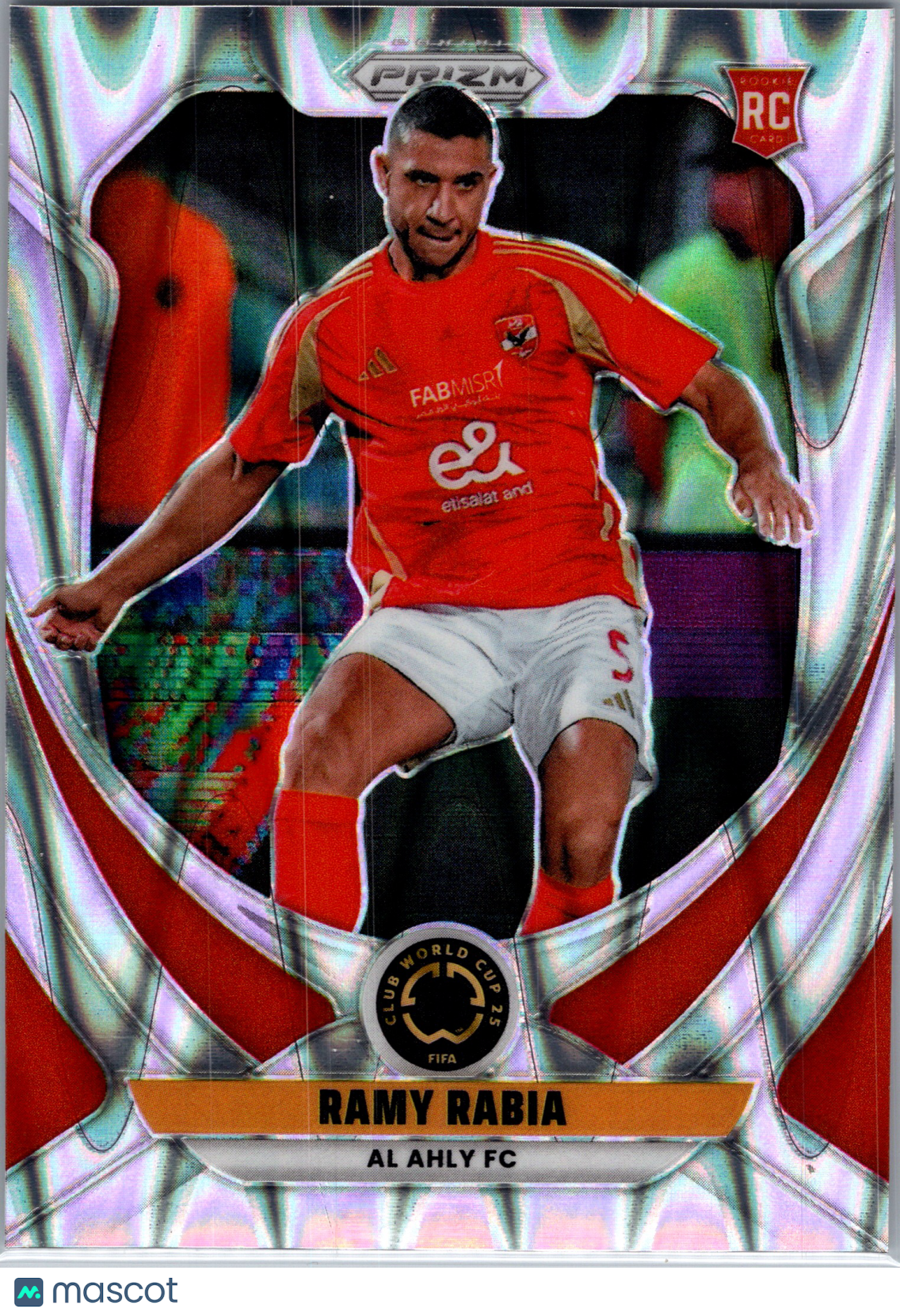2025 Panini Prizm FIFA Club World Cup Ramy Rabia #4 Seismic RC
