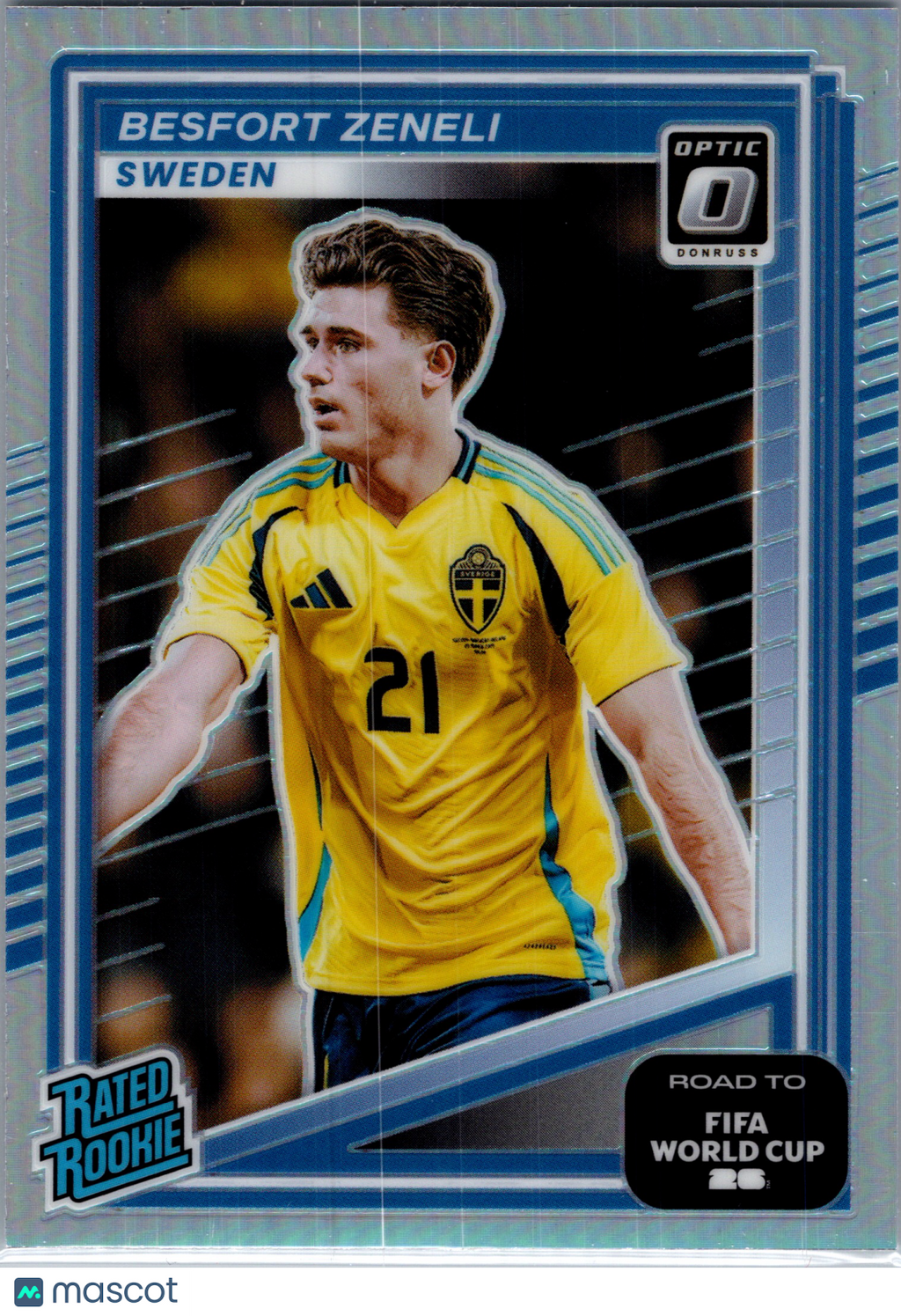 2025 Panini Donruss Optic Road to FIFA World Cup Besfort Zeneli #242 Silver