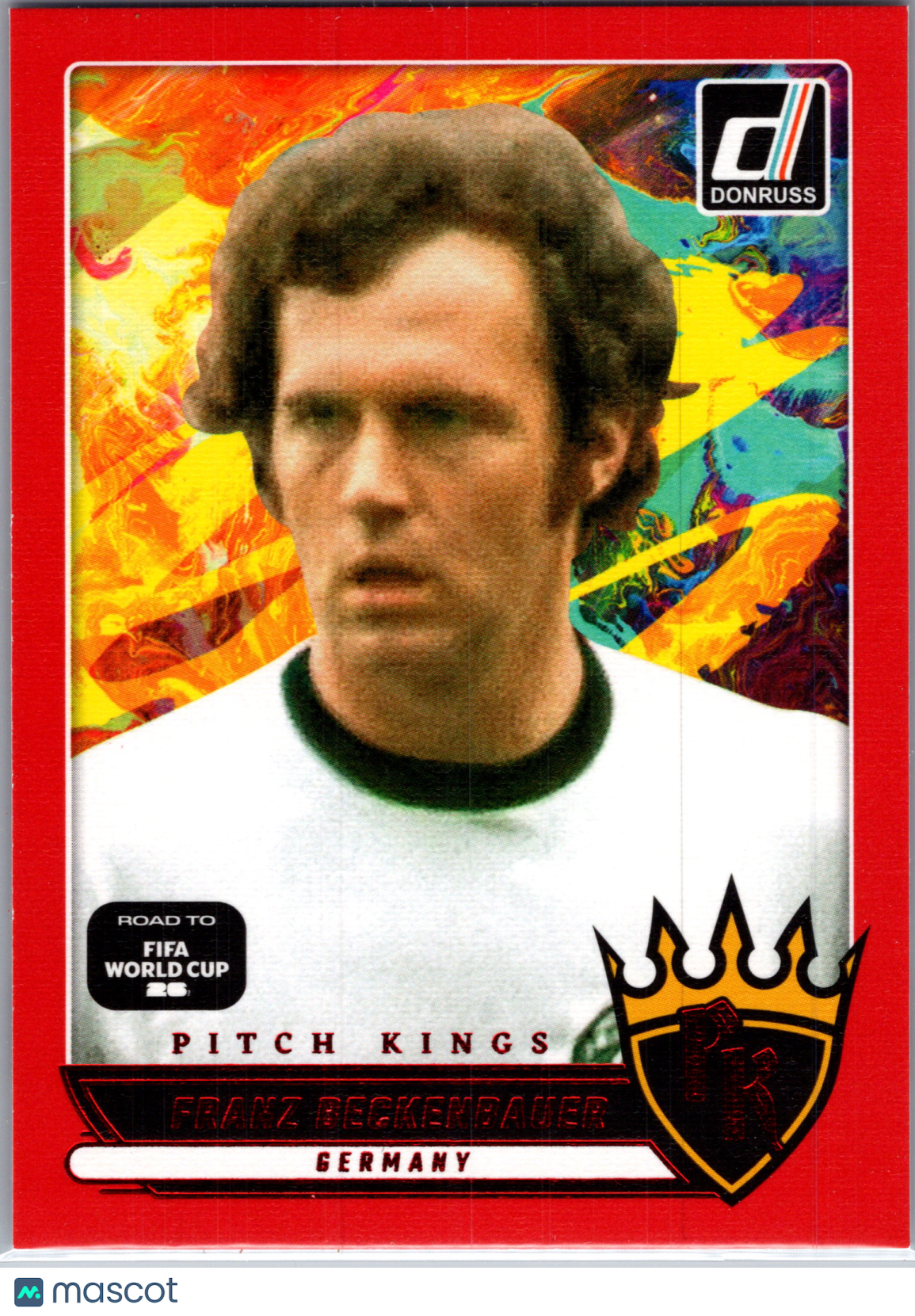 2025 Panini Donruss Road to FIFA World Cup Franz Beckenbauer #25 Red