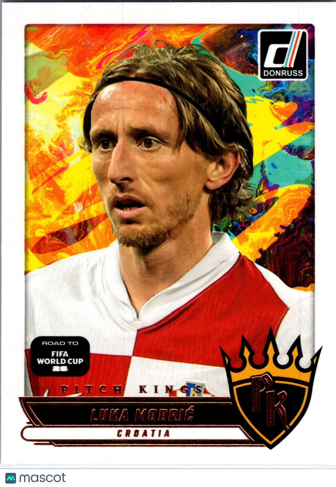 2025 Panini Donruss Road to FIFA World Cup Pitch Kings Luka Modrić #15