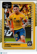 2025 Donruss Road to FIFA World Cup 26 Donruss Optic James Rodríguez #123 Gold