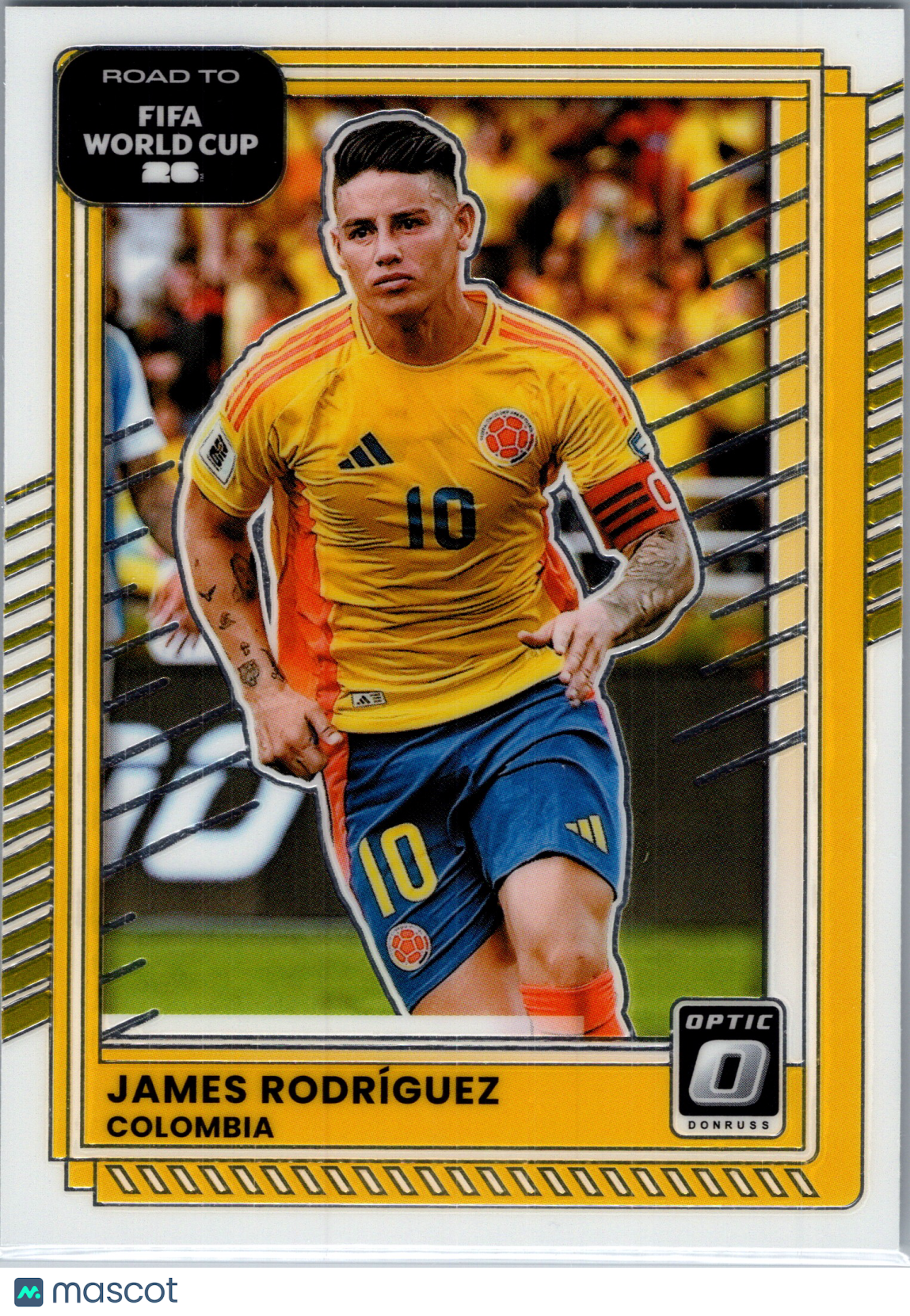2025 Donruss Road to FIFA World Cup 26 Donruss Optic James Rodríguez #123 Gold