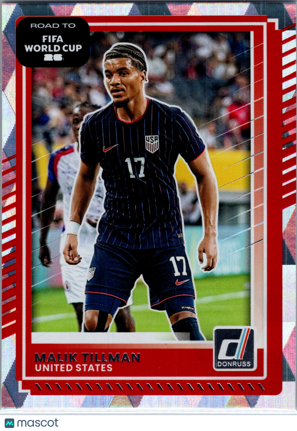 2025 Panini Donruss Road to FIFA World Cup 26 Malik Tillman #27 Cubic