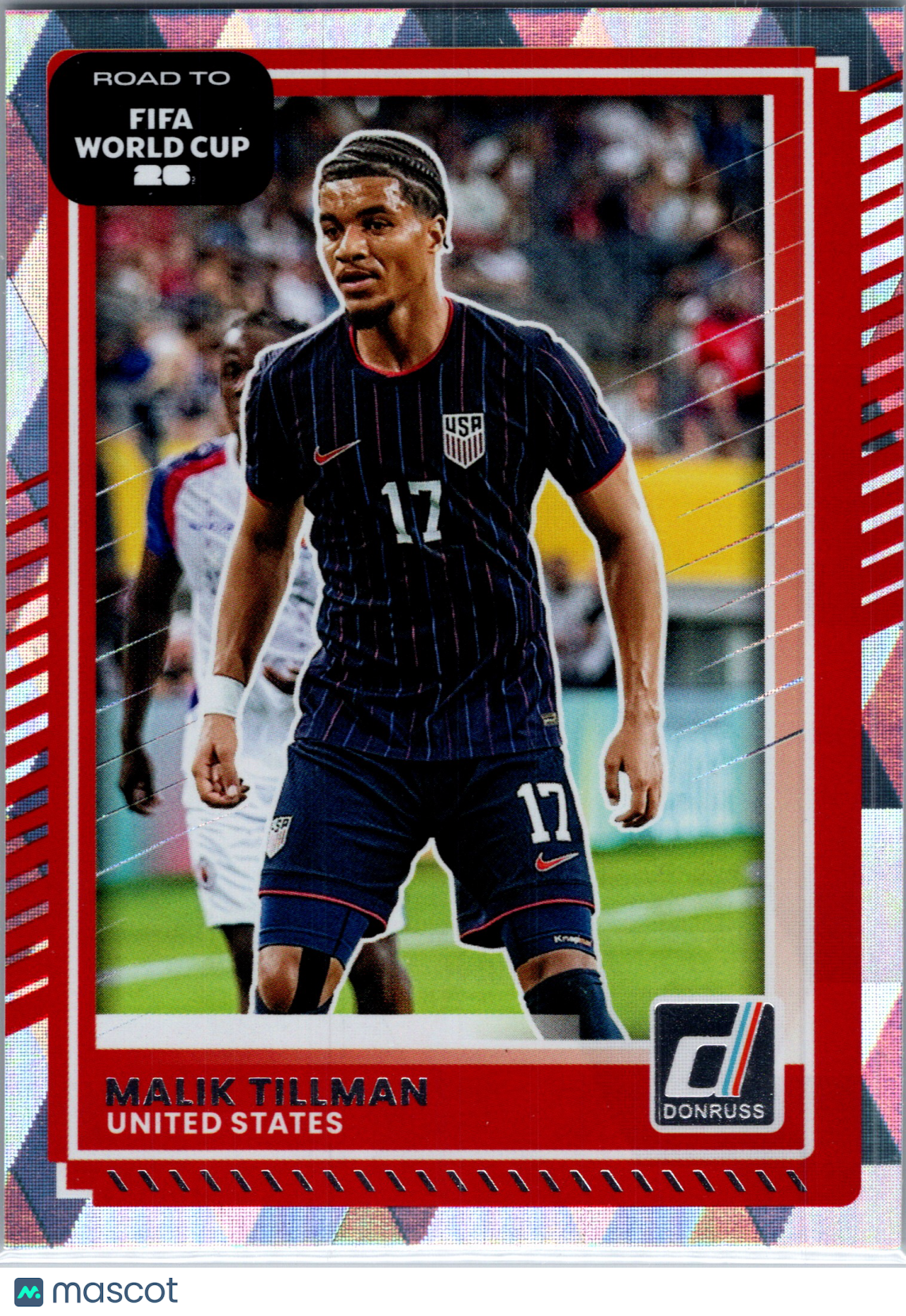 2025 Panini Donruss Road to FIFA World Cup 26 Malik Tillman #27 Cubic