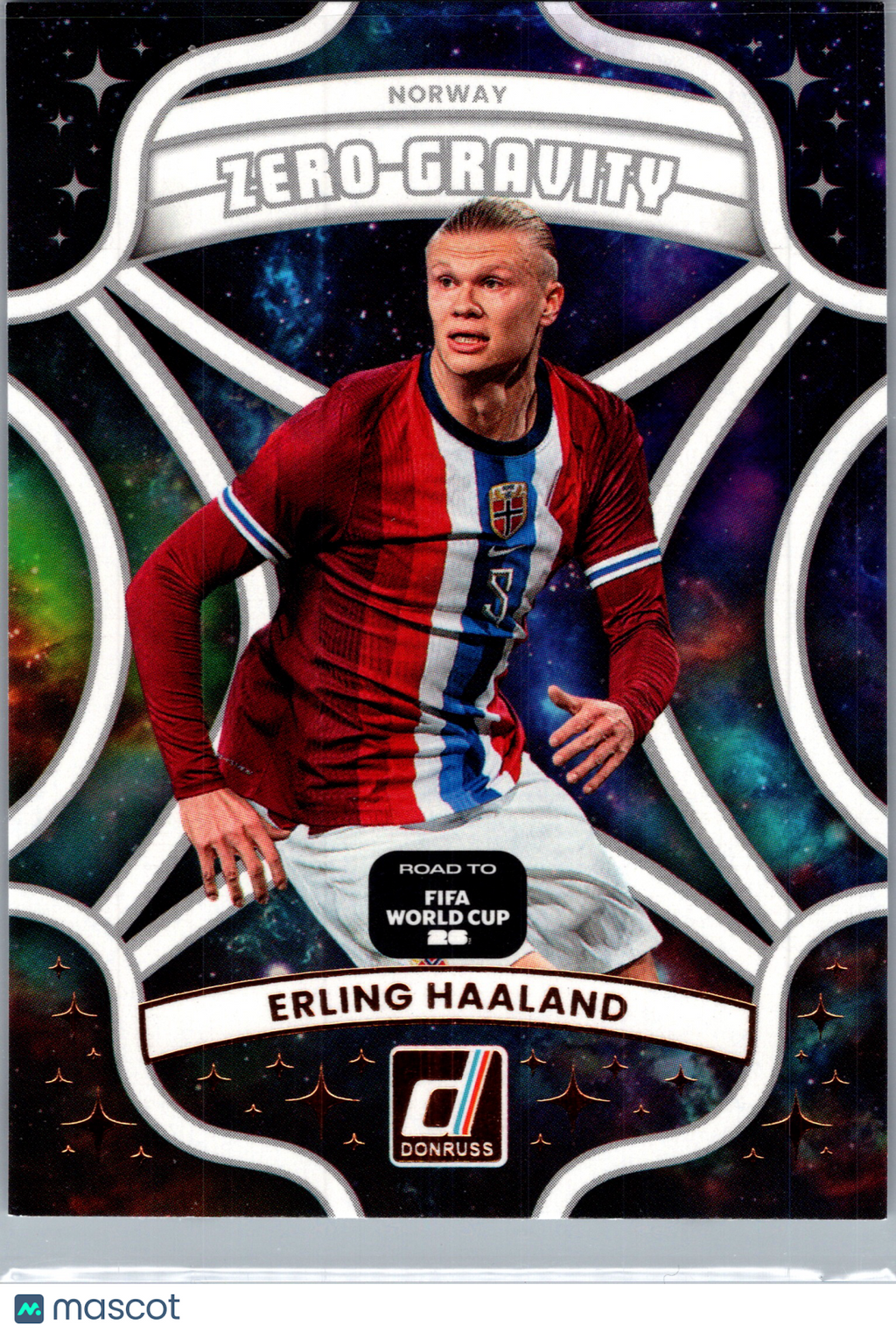 2025 Donruss Road to FIFA World Cup Zero Gravity Erling Haaland #2 Bronze Foil