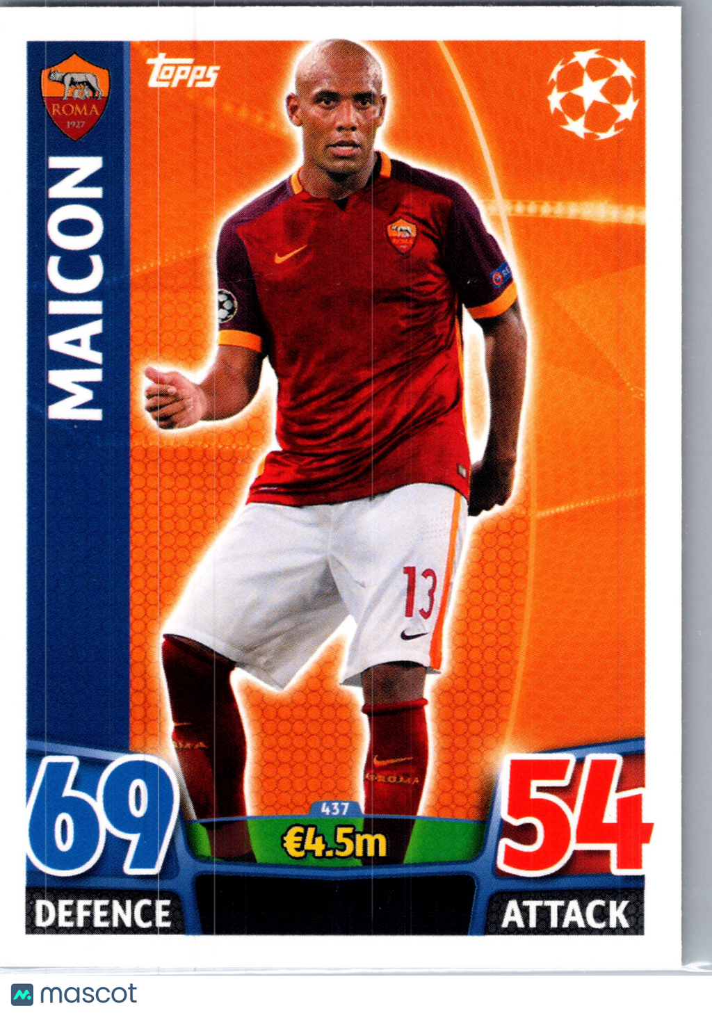 2015 Topps Match Attax Maicon #437