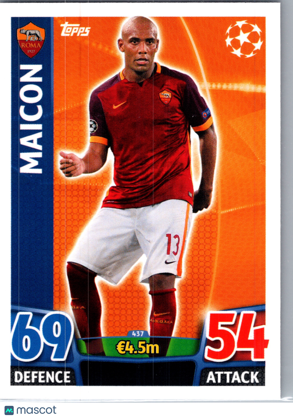 2015 Topps Match Attax Maicon #437