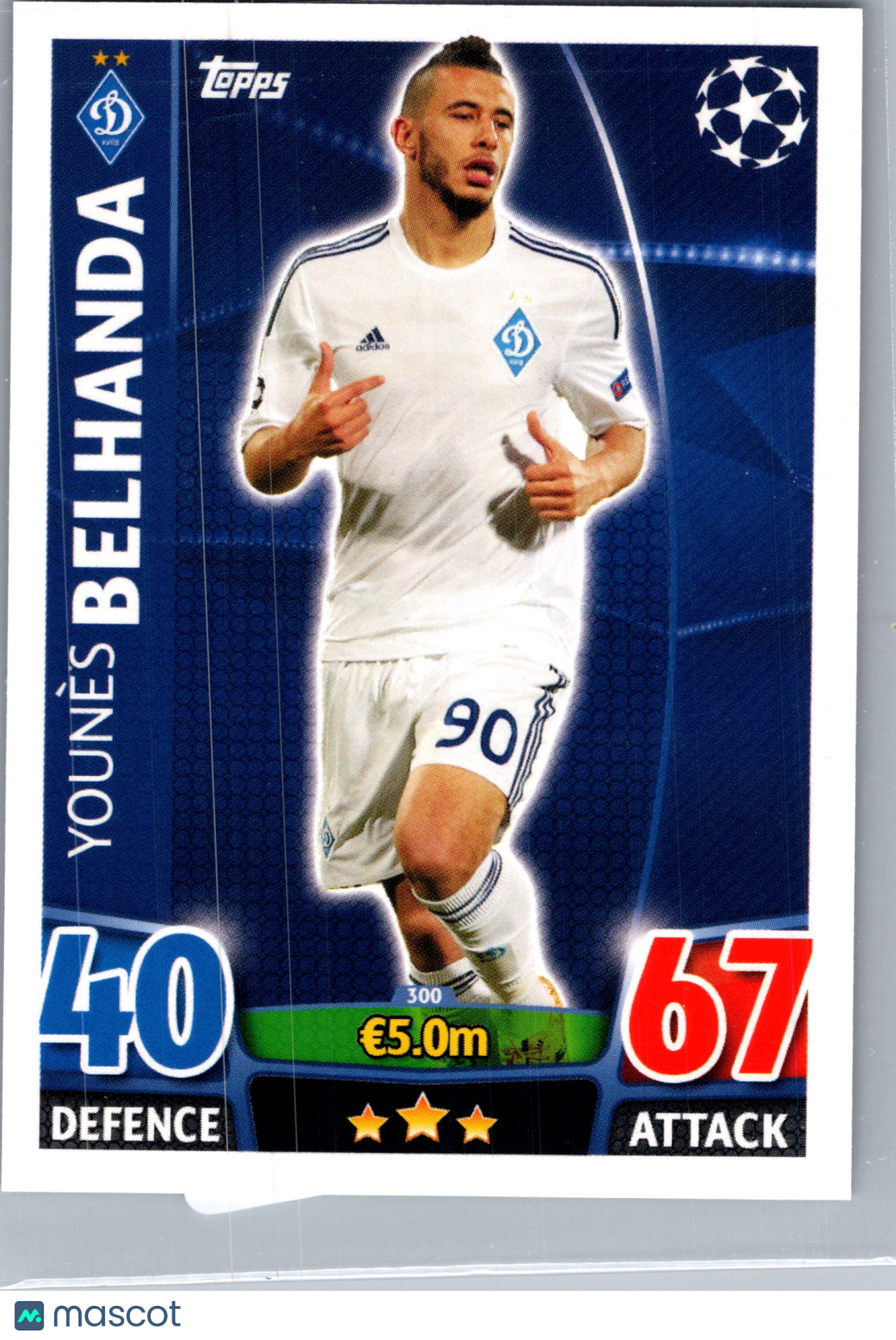 2014 Topps Match Attax UEFA Champions League Younès Belhanda #300