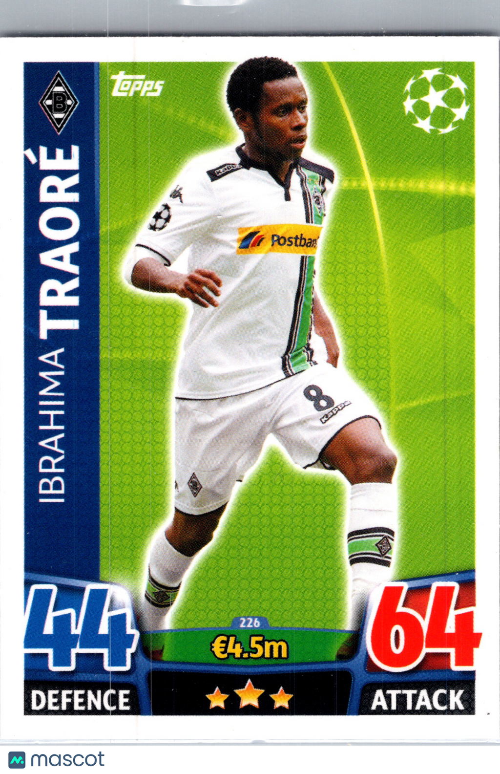 2015 Topps Match Attax UEFA Champions League Ibrahima Traoré #226