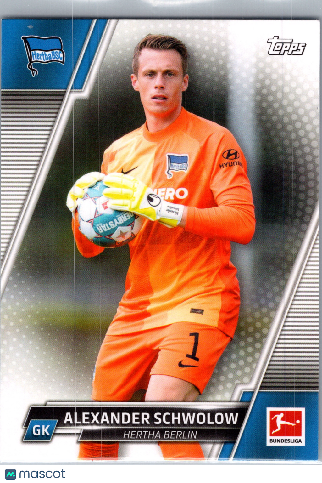 2022 Topps Bundesliga Alexander Schwolow #16